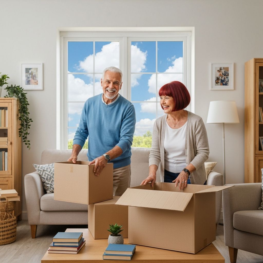 A retired couple moving into their new home in Gisborne